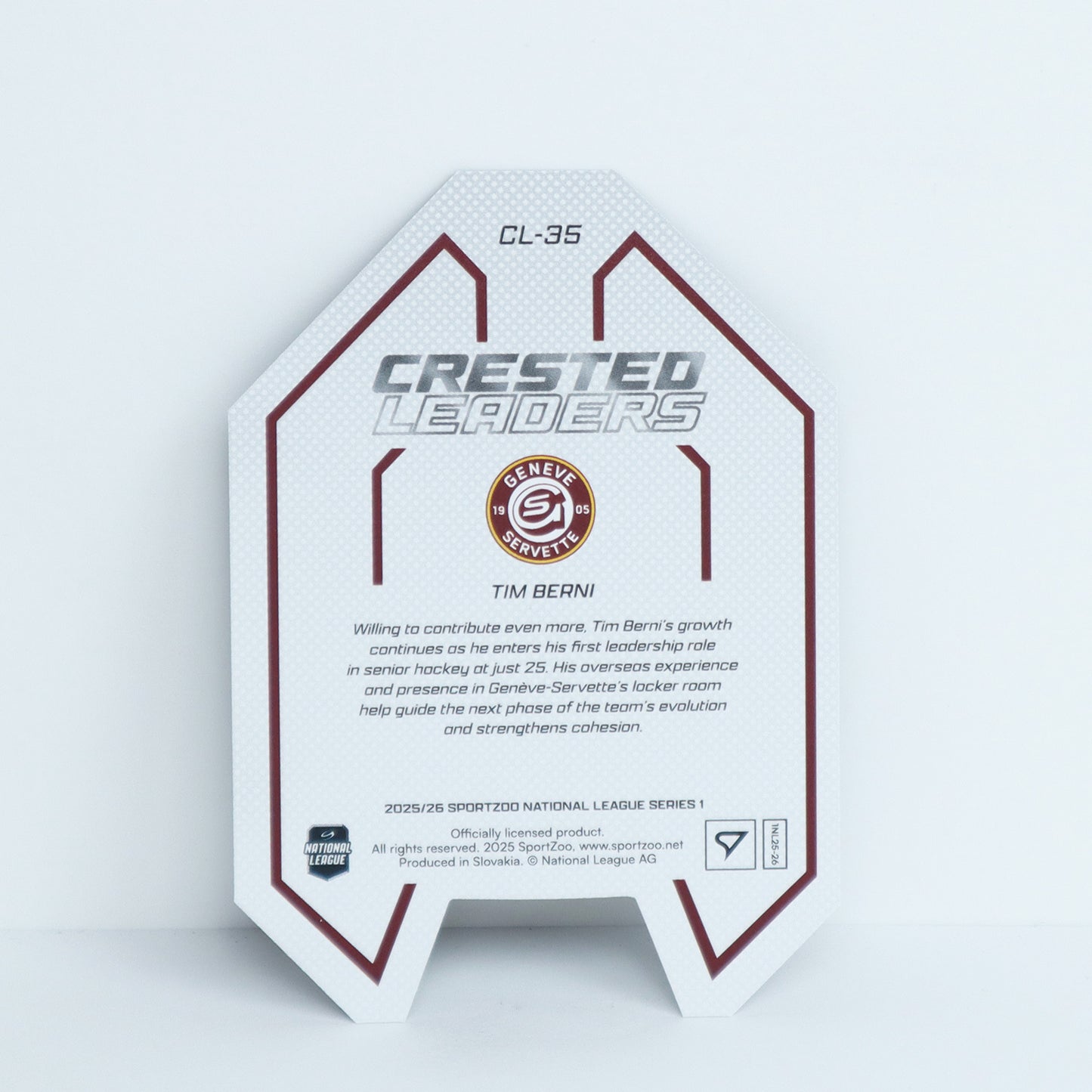 CL-35 - GSHC - TIM BERNI - CRESTED LEADERS BLUE - 05/65