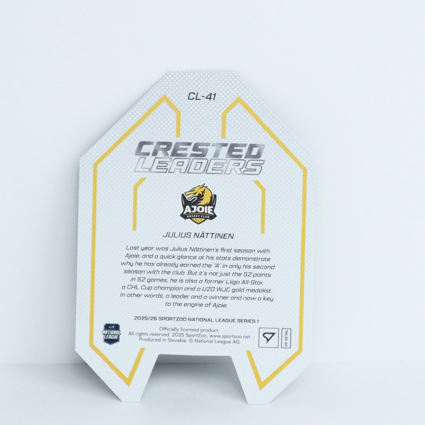 CL-41 - HCA - JULIUS NATTINEN - CRESTED LEADERS BLUE - 01/65