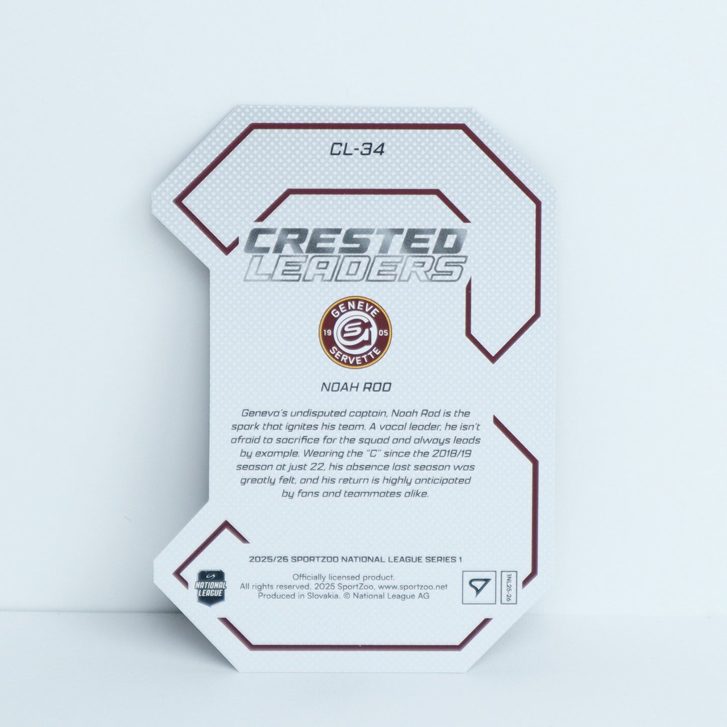 CL-34 - GSHC - NOAH ROD - CRESTED LEADERS GOLD - 28/35