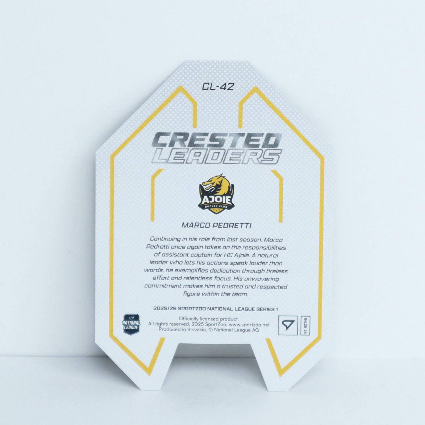 CL-42 - HCA - MARCO PEDRETTI - CRESTED LEADERS GOLD - 31/35