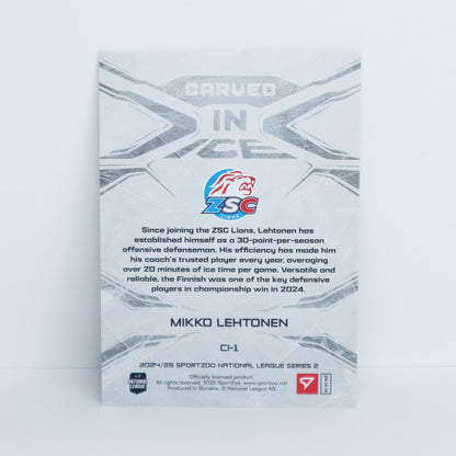 CI-1 - ZSC - MIKKO LEHTONEN - CARVED IN ICE BASE