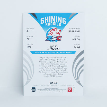 SR-10 - ZSC - TIMO BUNZLI - SHINING ROOKIES BASE