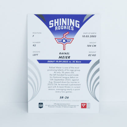 SR-26 - EHCK - RAFAEL MEIER - SHINING ROOKIES BASE
