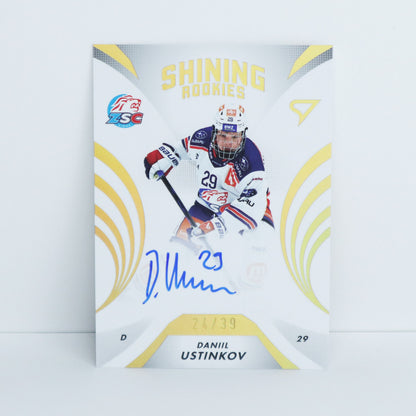 SRS-DU - ZSC - DANIIL USTINKOV - SHINING ROOKIES GOLD AUTO - 24/39