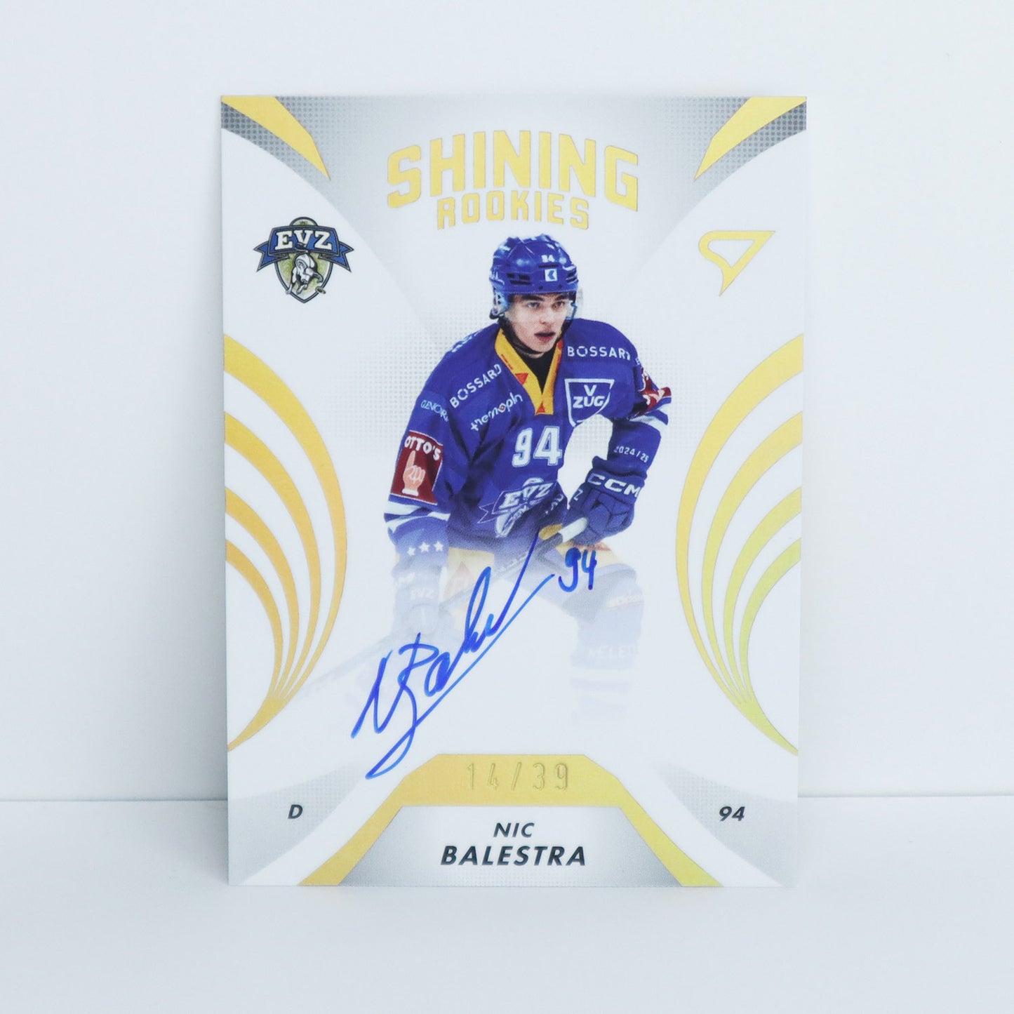 SRS-NB - EVZ - NIC BALESTRA - SHINING ROOKIES GOLD AUTO - 14/39