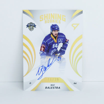 SRS-NB - EVZ - NIC BALESTRA - SHINING ROOKIES GOLD AUTO - 14/39