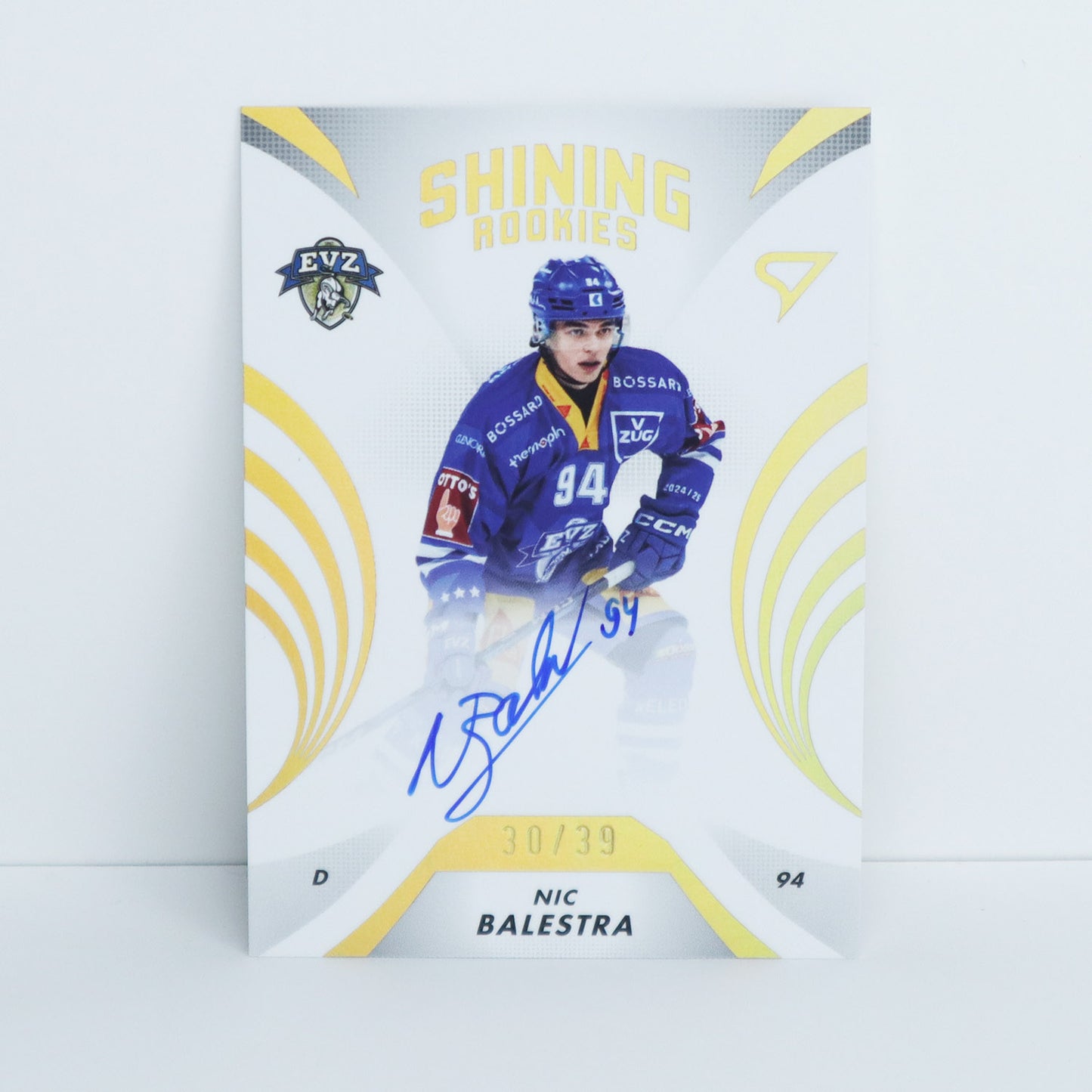 SRS-NB - EVZ - NIC BALESTRA - SHINING ROOKIES GOLD AUTO - 30/39
