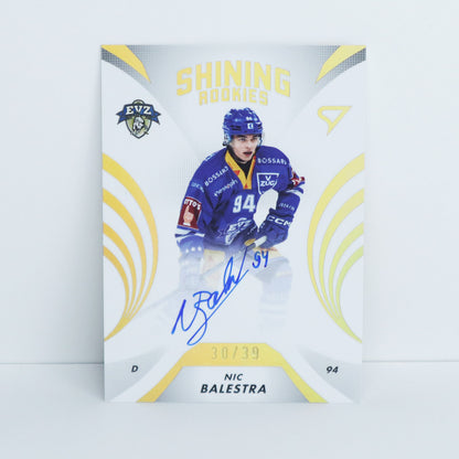SRS-NB - EVZ - NIC BALESTRA - SHINING ROOKIES GOLD AUTO - 30/39