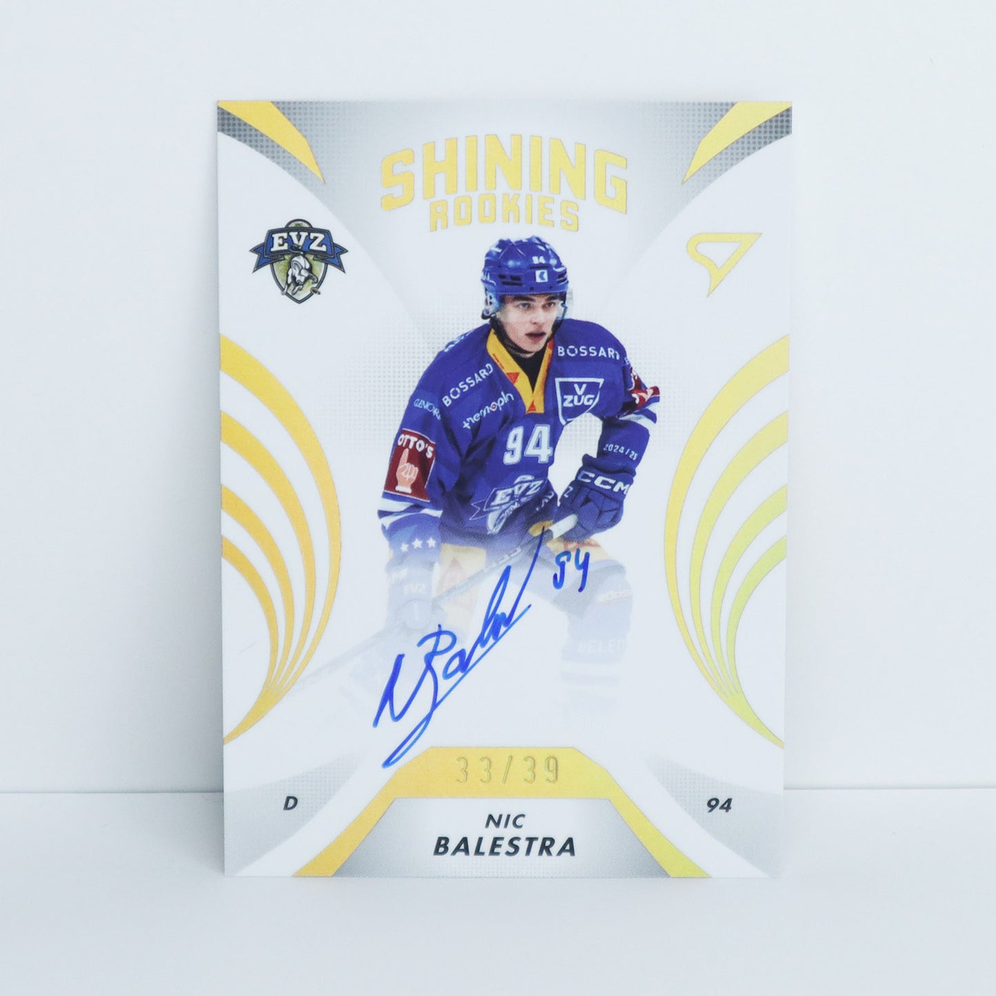 SRS-NB - EVZ - NIC BALESTRA - SHINING ROOKIES GOLD AUTO - 33/39
