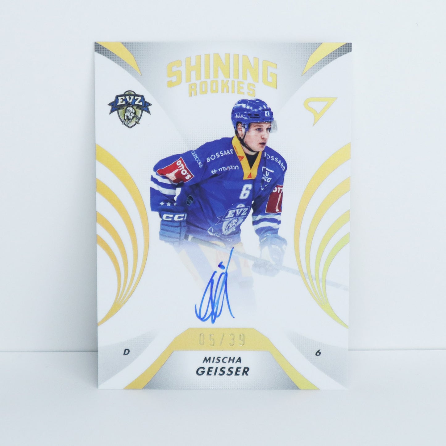 SRS-MG - EVZ - MISCHA GEISSER - SHINING ROOKIES GOLD AUTO - 05/39