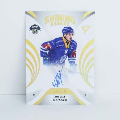 SRS-MG - EVZ - MISCHA GEISSER - SHINING ROOKIES GOLD AUTO - 05/39