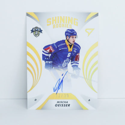 SRS-MG - EVZ - MISCHA GEISSER - SHINING ROOKIES GOLD AUTO - 12/39