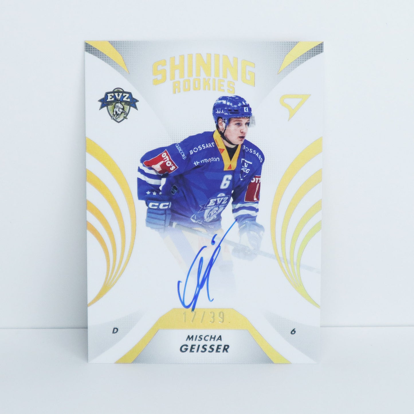 SRS-MG - EVZ - MISCHA GEISSER - SHINING ROOKIES GOLD AUTO - 17/39