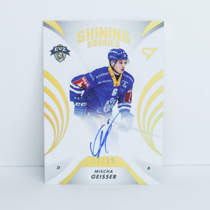 SRS-MG - EVZ - MISCHA GEISSER - SHINING ROOKIES GOLD AUTO - 17/39