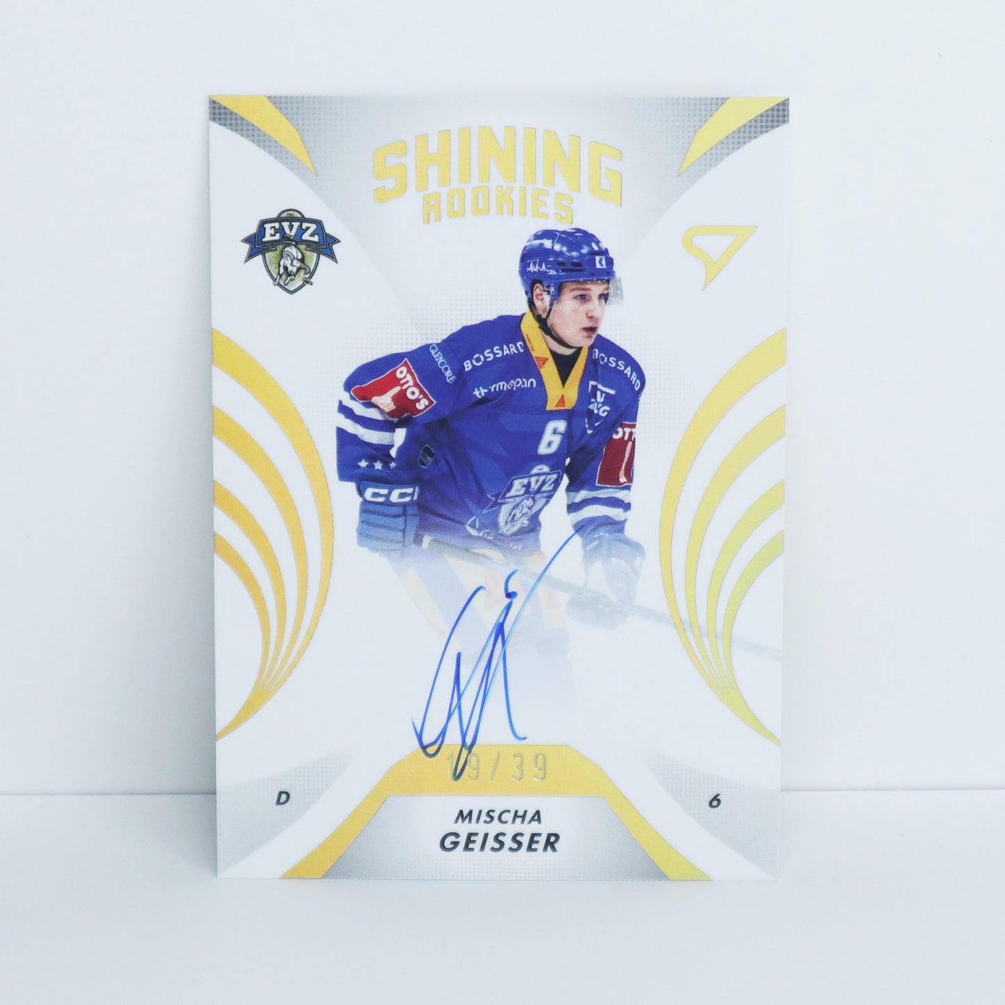 SRS-MG - EVZ - MISCHA GEISSER - SHINING ROOKIES GOLD AUTO - 19/39