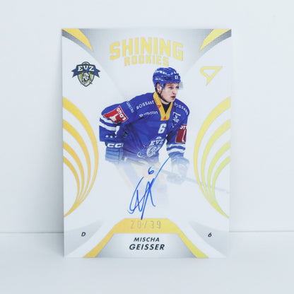 SRS-MG - EVZ - MISCHA GEISSER - SHINING ROOKIES GOLD AUTO - 20/39
