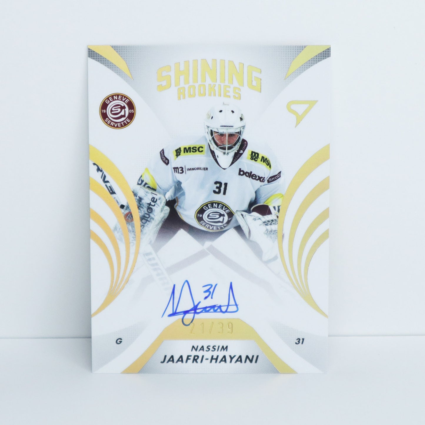 SRS-NH - GSHC - NASSIM JAAFRI-HAYANI - SHINING ROOKIES GOLD AUTO - 21/39