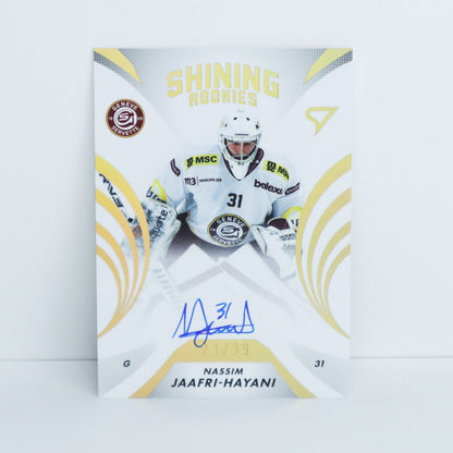 SRS-NH - GSHC - NASSIM JAAFRI-HAYANI - SHINING ROOKIES GOLD AUTO - 21/39