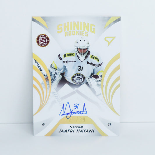 SRS-NH - GSHC - NASSIM JAAFRI-HAYANI - SHINING ROOKIES GOLD AUTO - 21/39