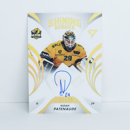 SRS-NP - HCA - NOAH PATENAUDE - SHINING ROOKIES GOLD AUTO - 33/39