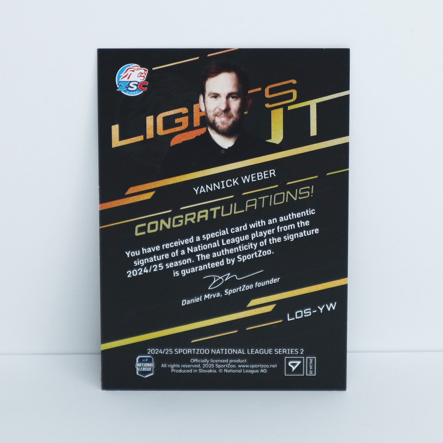 LOS-YW - ZSC - YANNICK WEBER - LIGHTS OUT AUTO - 48/65