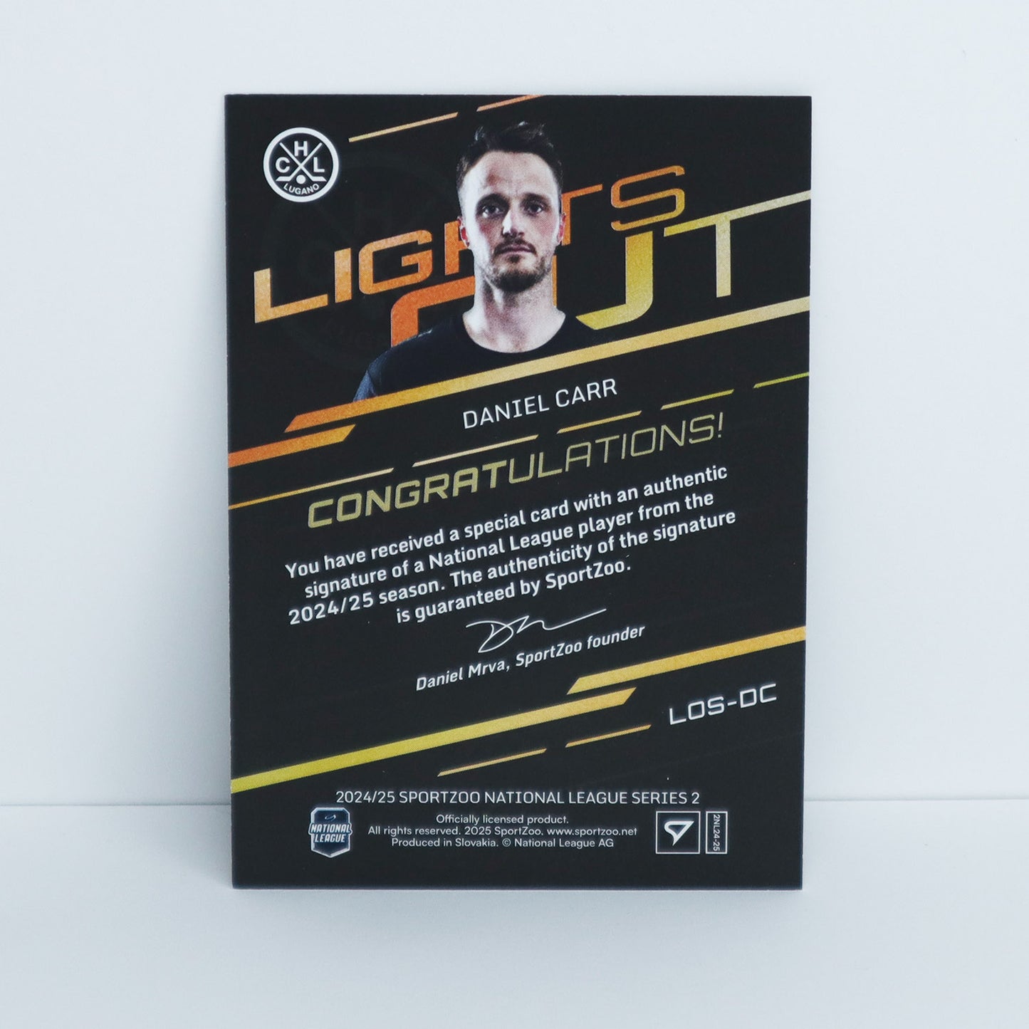 LOS-DC - HCL - DANIEL CARR - LIGHTS OUT AUTO - 31/65