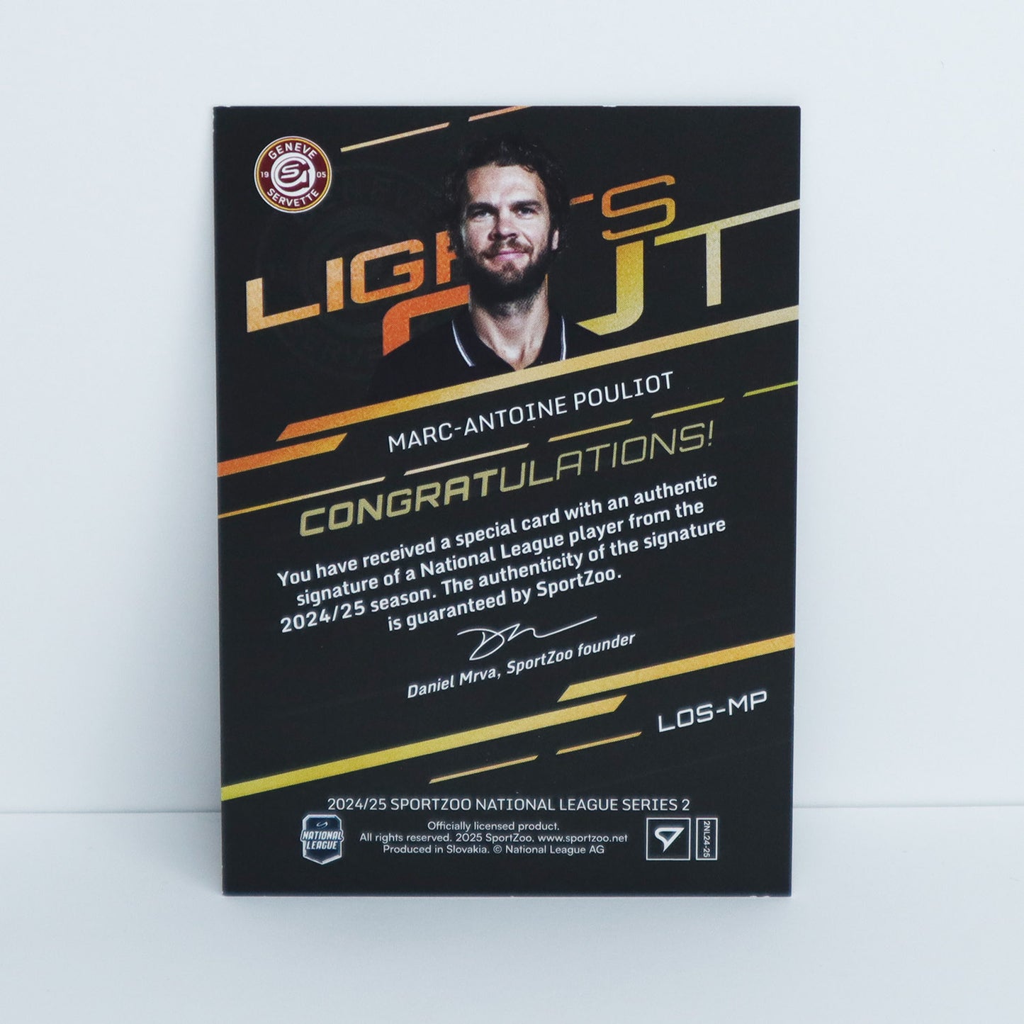 LOS-MP - GSHC - MARC-ANTOINE POULIOT - LIGHTS OUT AUTO - 01/65