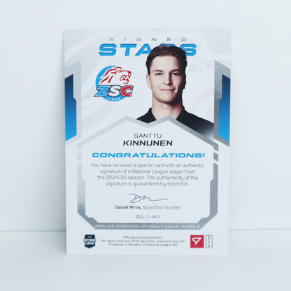SL1-KI - ZSC - SANTTU KINNUNEN - SIGNED STARS LEVEL 1 - 84/99