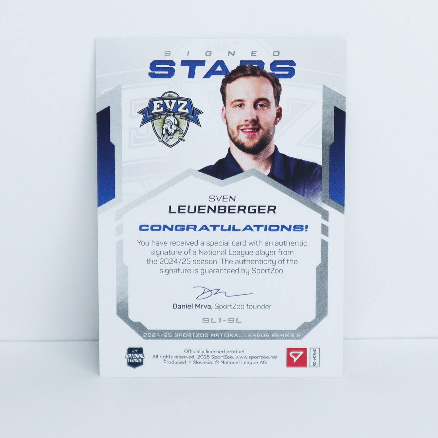 SL1-SL - EVZ - SVEN LEUENBERGER - SIGNED STARS LEVEL 1 - 11/99