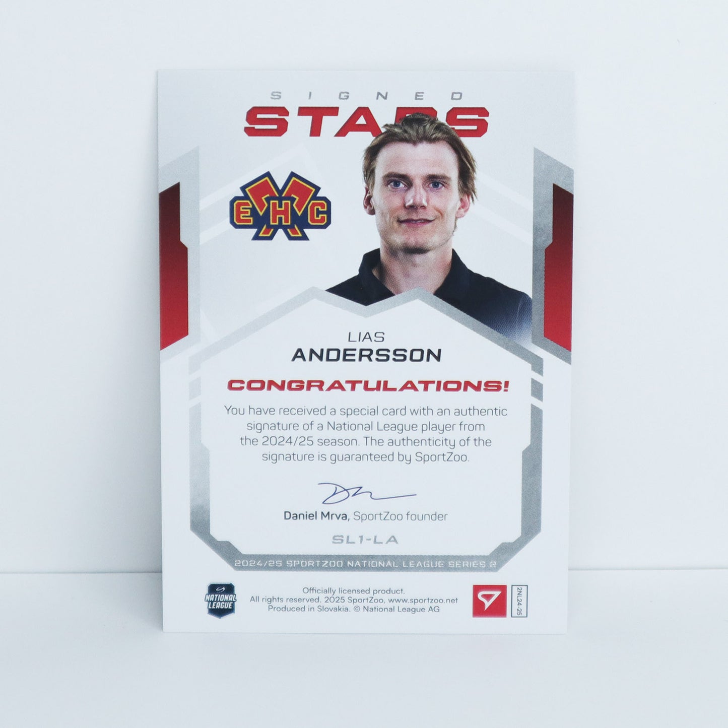 SL1-LA - EHCB - LIAS ANDERSSON - SIGNED STARS LEVEL 1 - 29/99