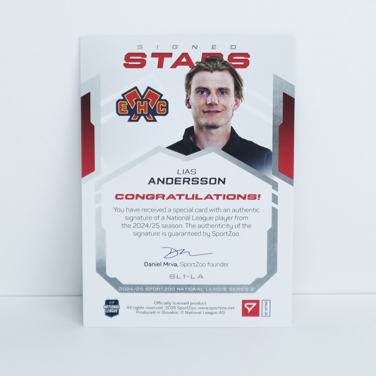 SL1-LA - EHCB - LIAS ANDERSSON - SIGNED STARS LEVEL 1 - 55/99