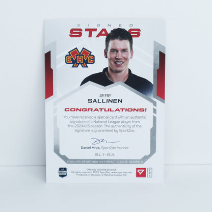 SL1-SA - EHCB - JERE SALLINEN - SIGNED STARS LEVEL 1 - 62/99