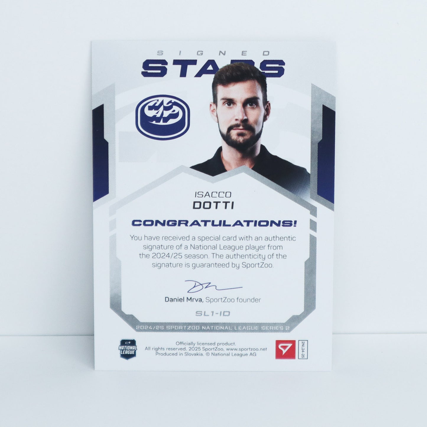 SL1-ID - HCAP - ISACCO DOTTI - SIGNED STARS LEVEL 1 - 11/99