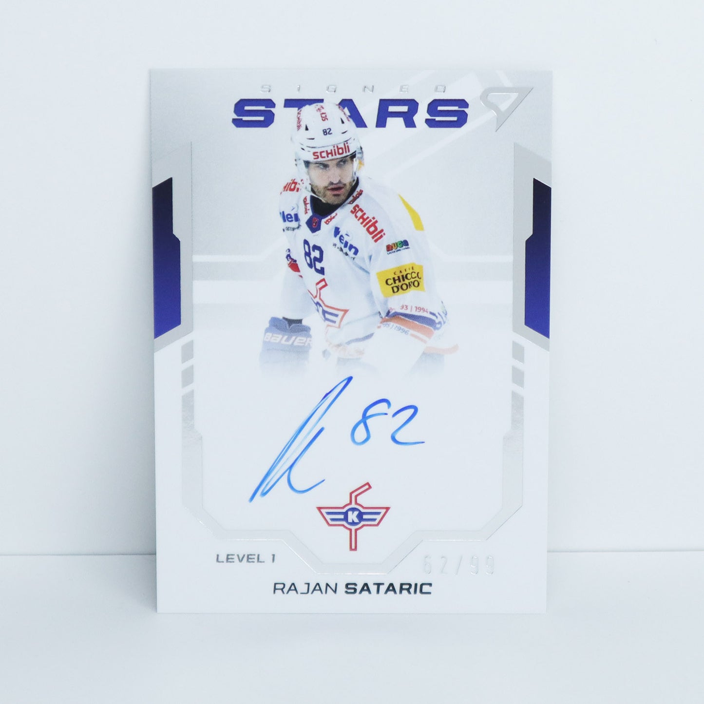 SL1-RS - EHCK - RAJAN SATARIC - SIGNED STARS LEVEL 1 - 62/99