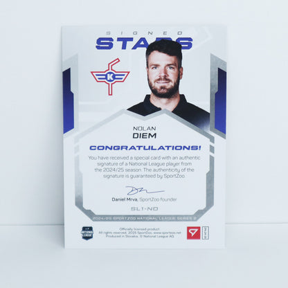 SL1-ND - EHCK - NOLAN DIEM - SIGNED STARS LEVEL 1 - 31/99