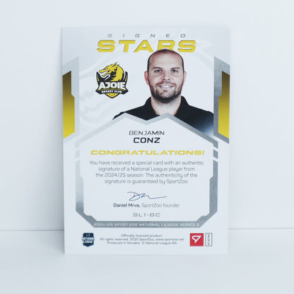 SL1-BC - HCA - BENJAMIN CONZ - SIGNED STARS LEVEL 1 - 82/99