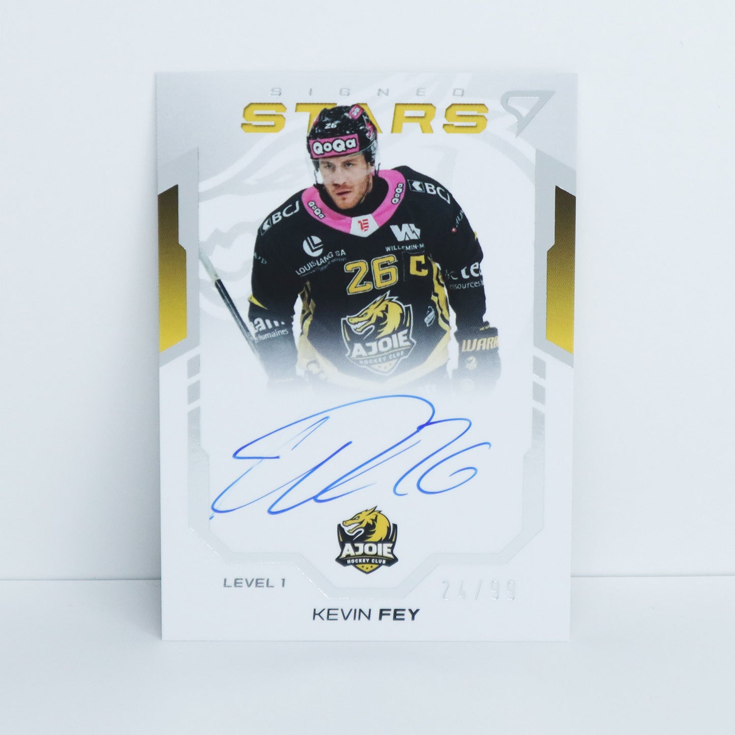 SL1-KF - HCA - KEVIN FEY - SIGNED STARS LEVEL 1 - 24/99