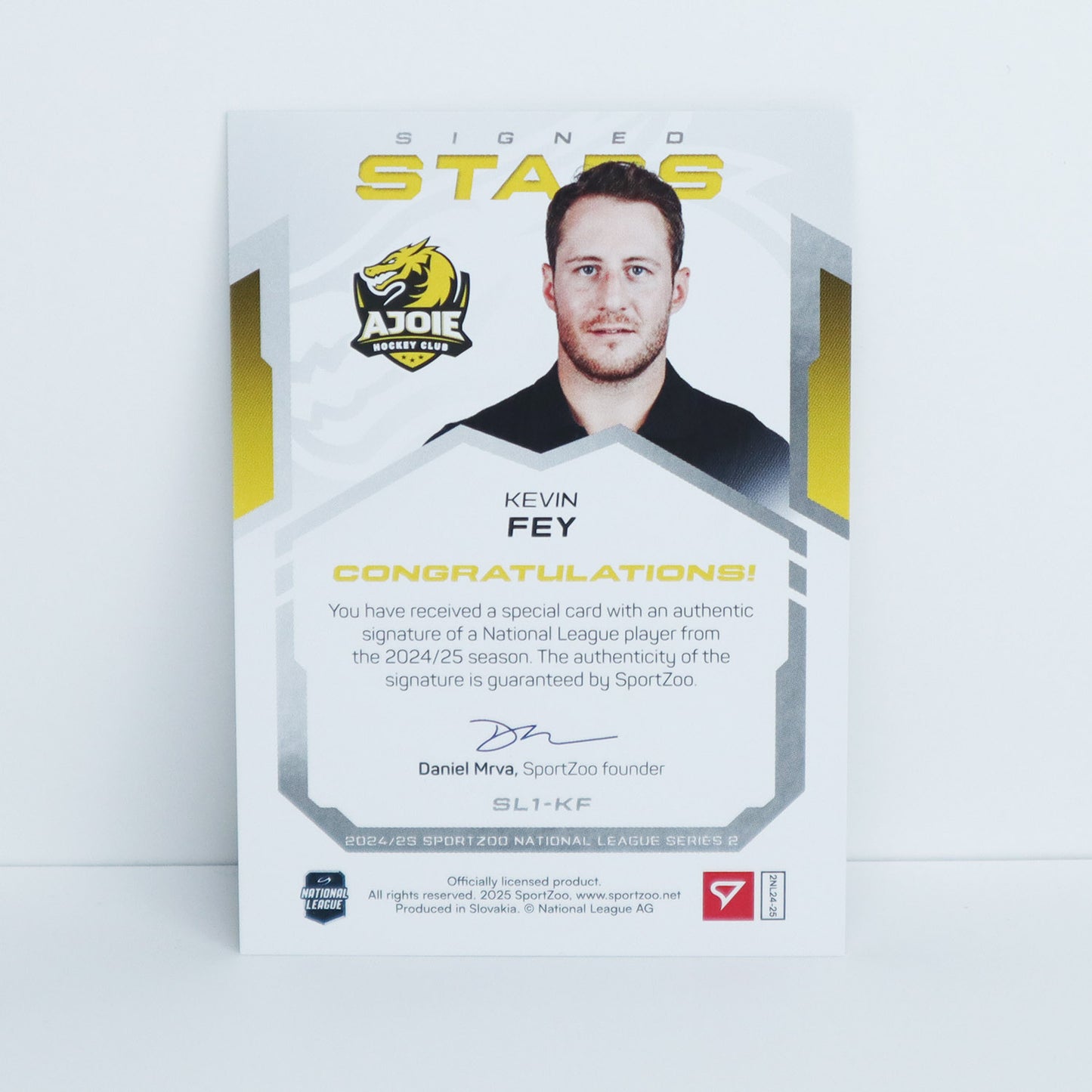SL1-KF - HCA - KEVIN FEY - SIGNED STARS LEVEL 1 - 87/99