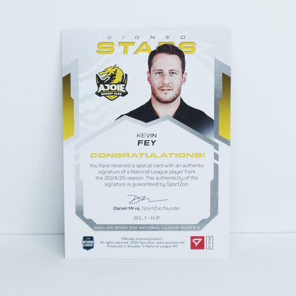 SL1-KF - HCA - KEVIN FEY - SIGNED STARS LEVEL 1 - 87/99