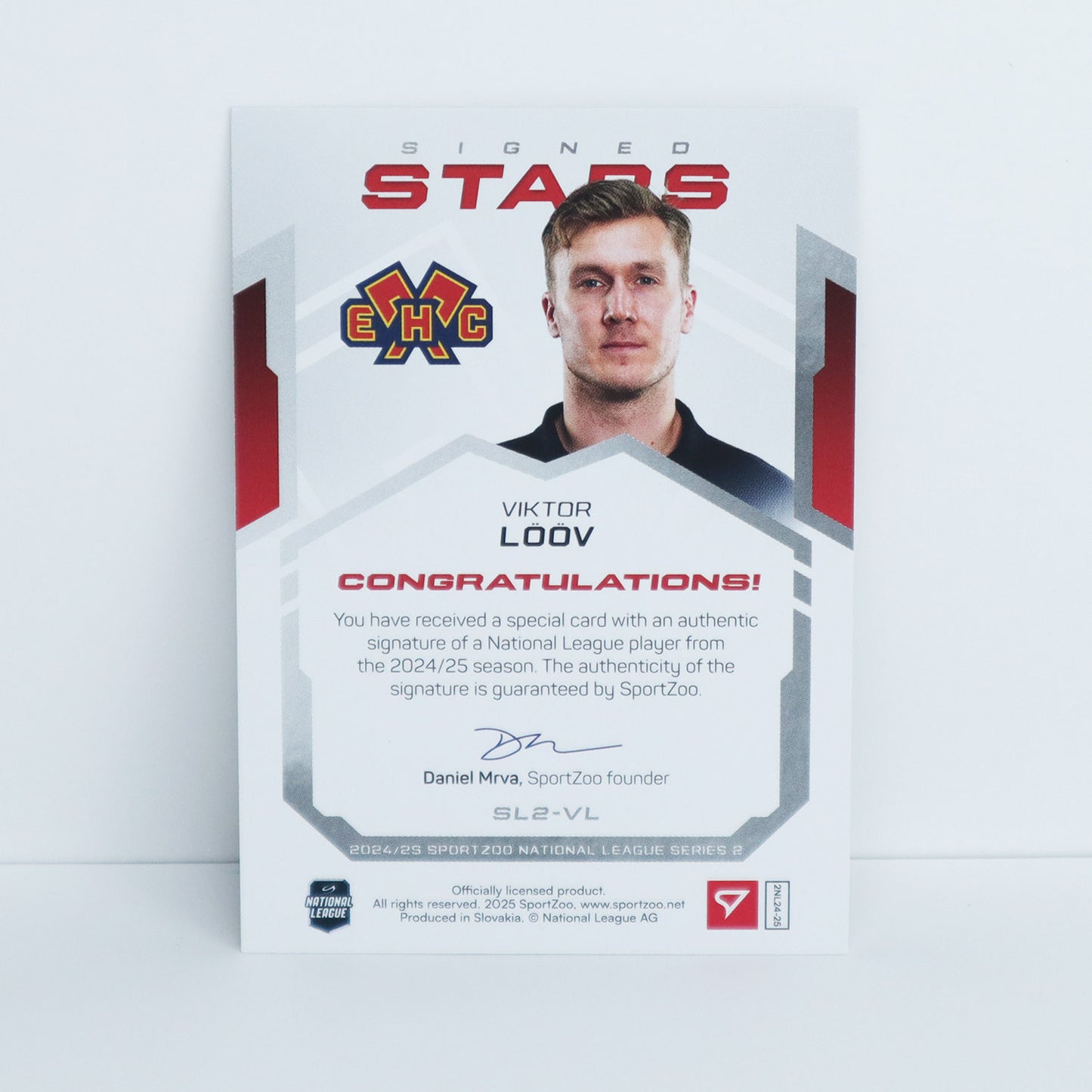 SL2-VL - EHCB - VIKTOR LOOV - SIGNED STARS LEVEL 2 - 11/69