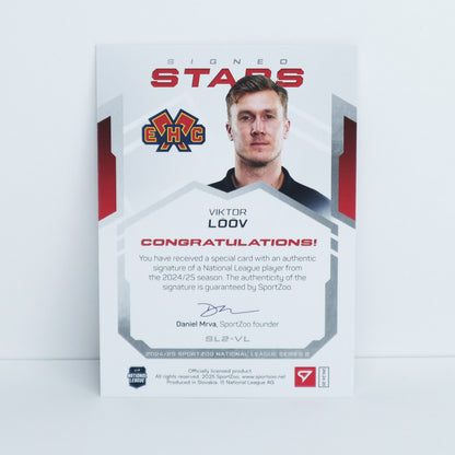 SL2-VL - EHCB - VIKTOR LOOV - SIGNED STARS LEVEL 2 - 11/69