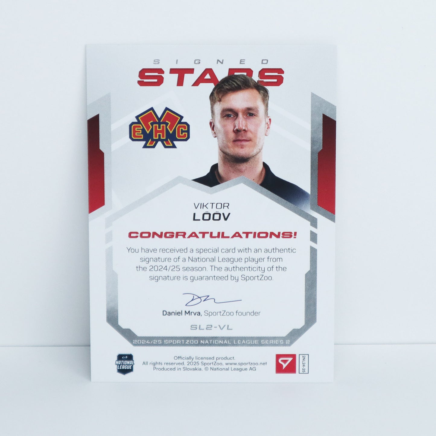 SL2-VL - EHCB - VIKTOR LOOV - SIGNED STARS LEVEL 2 - 15/69