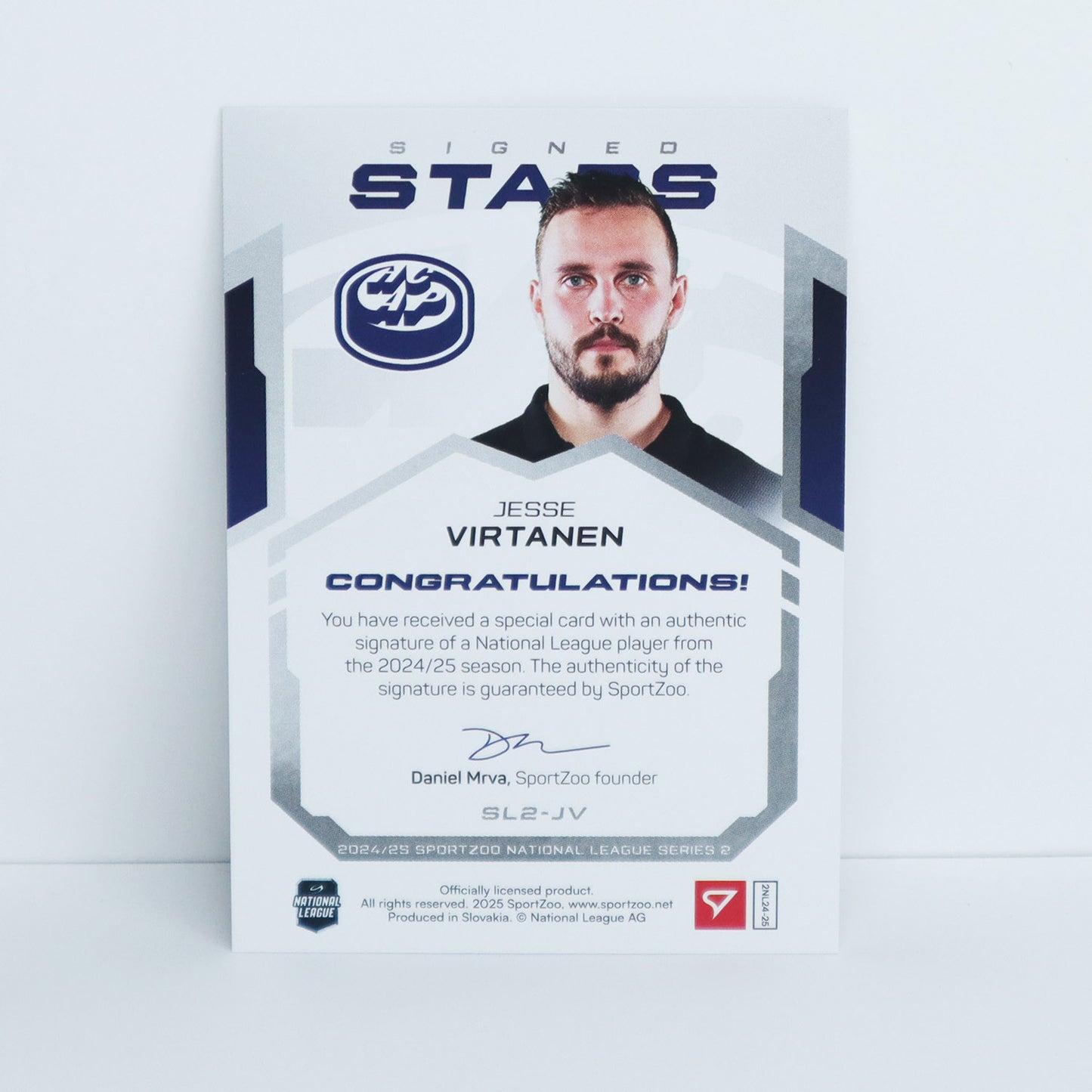SL2-JV - HCAP - JESSE VIRTANEN - SIGNED STARS LEVEL 2 - 53/69
