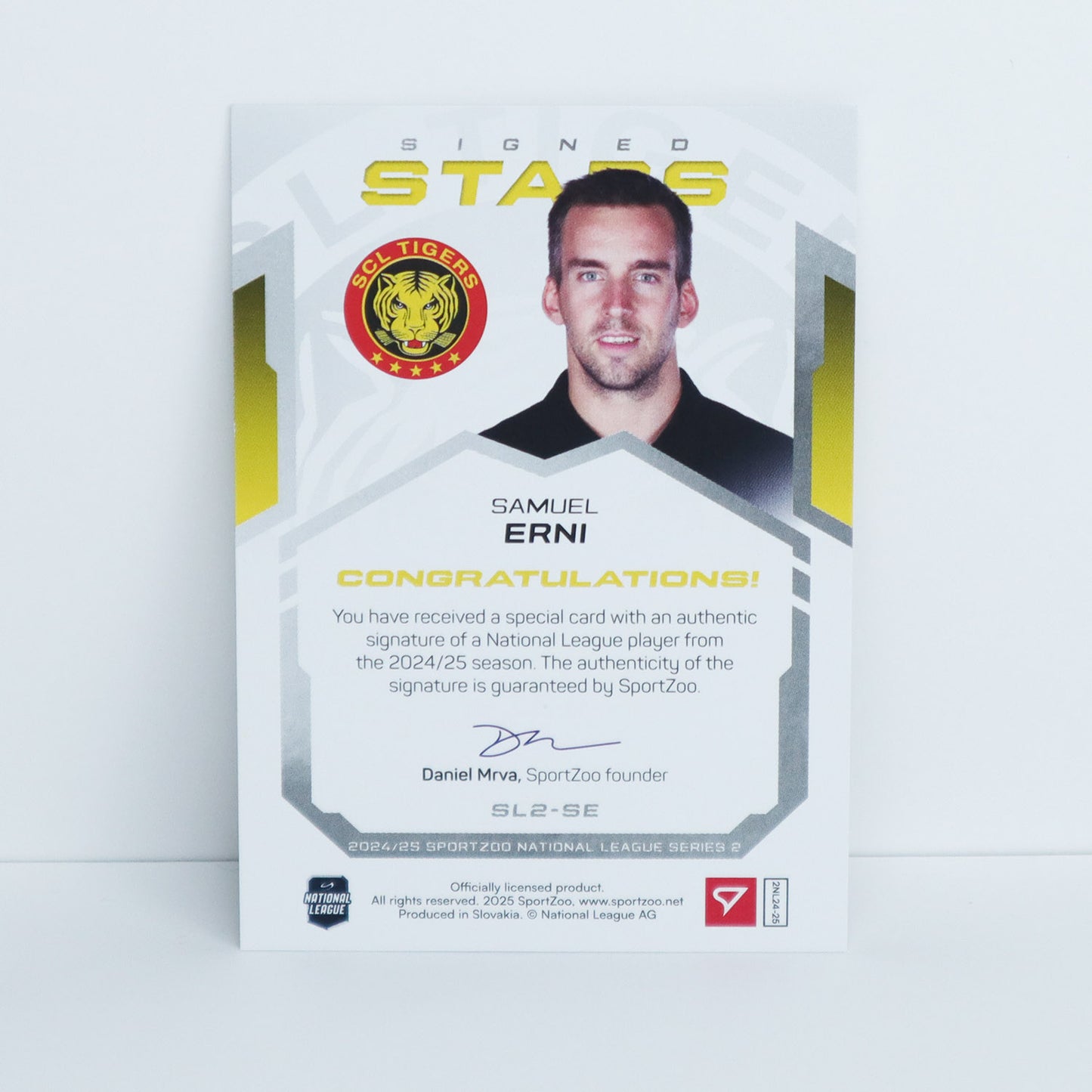 SL2-SE - SCL - SAMUEL ERNI - SIGNED STARS LEVEL 2 - 02/69