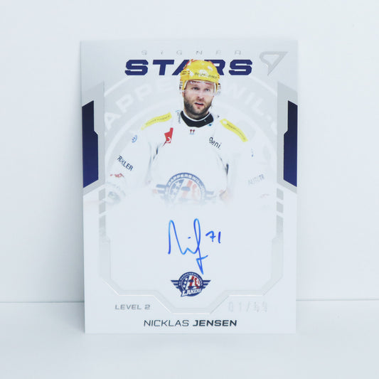 SL2-NJ - SCRJ - NICKLAS JENSEN - SIGNED STARS LEVEL 2 - 01/69