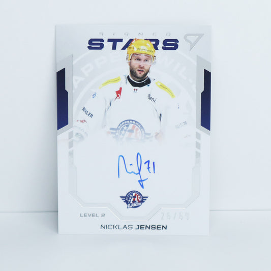 SL2-NJ - SCRJ - NICKLAS JENSEN - SIGNED STARS LEVEL 2 - 26/69