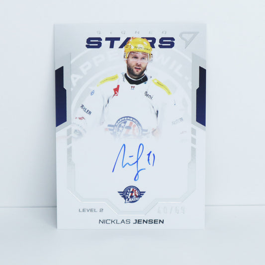 SL2-NJ - SCRJ - NICKLAS JENSEN - SIGNED STARS LEVEL 2 - 40/69