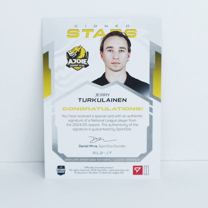 SL2-JT - HCA - JERRY TURKULAINEN - SIGNED STARS LEVEL 2 - 12/69