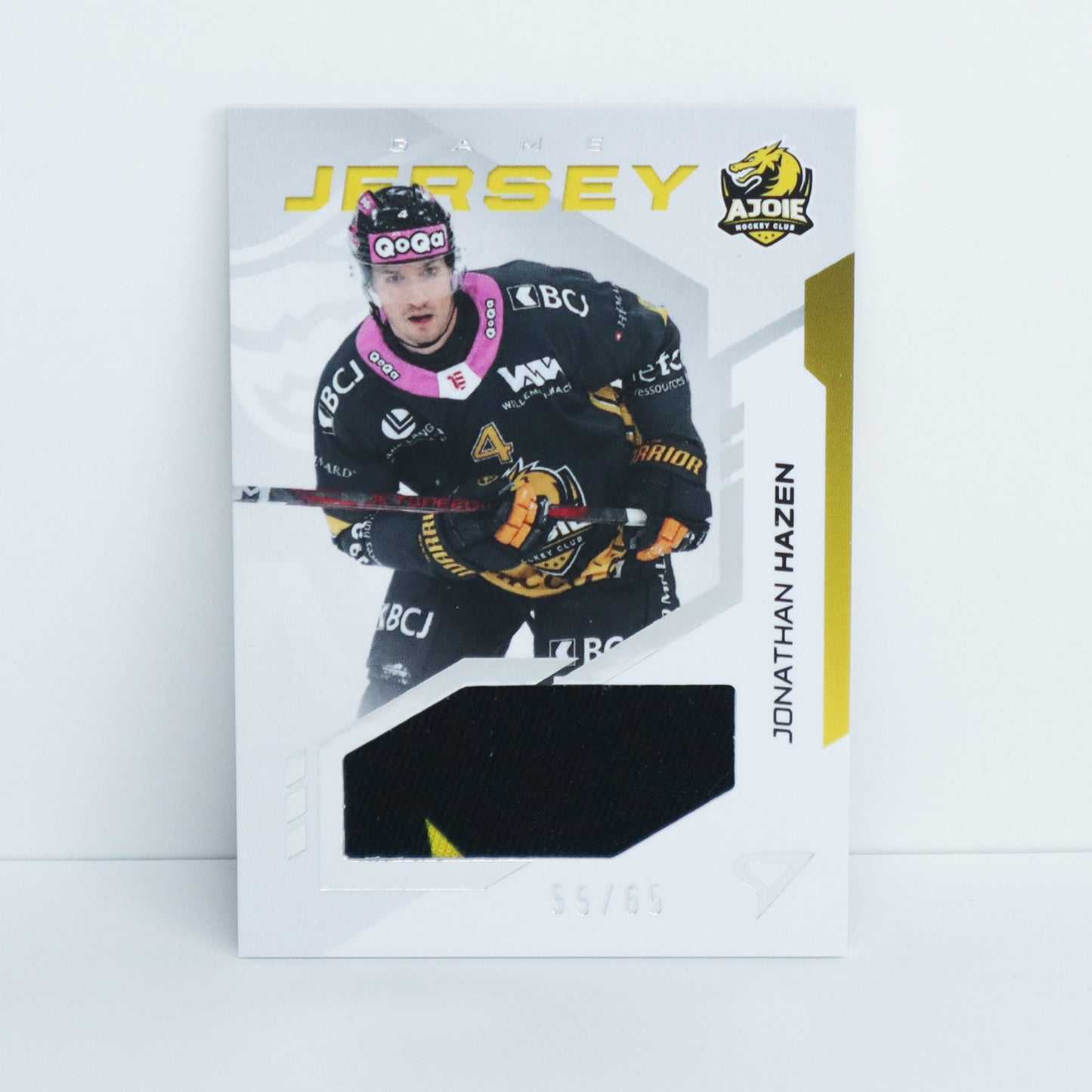 GJ-HA - HCA - JONATHAN HAZEN - GAME JERSEY SILVER - 55/65