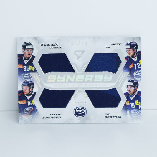 SQ-HCAP - HCAP - KUBALIK, HEED, ZWERGER, PESTONI - SYNERGY QUAD MATERIALS JERSEY - 06/25